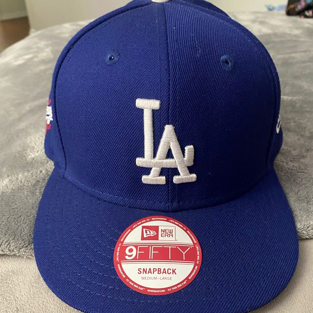 New Era LA Dodgers Blue Snapback Hat